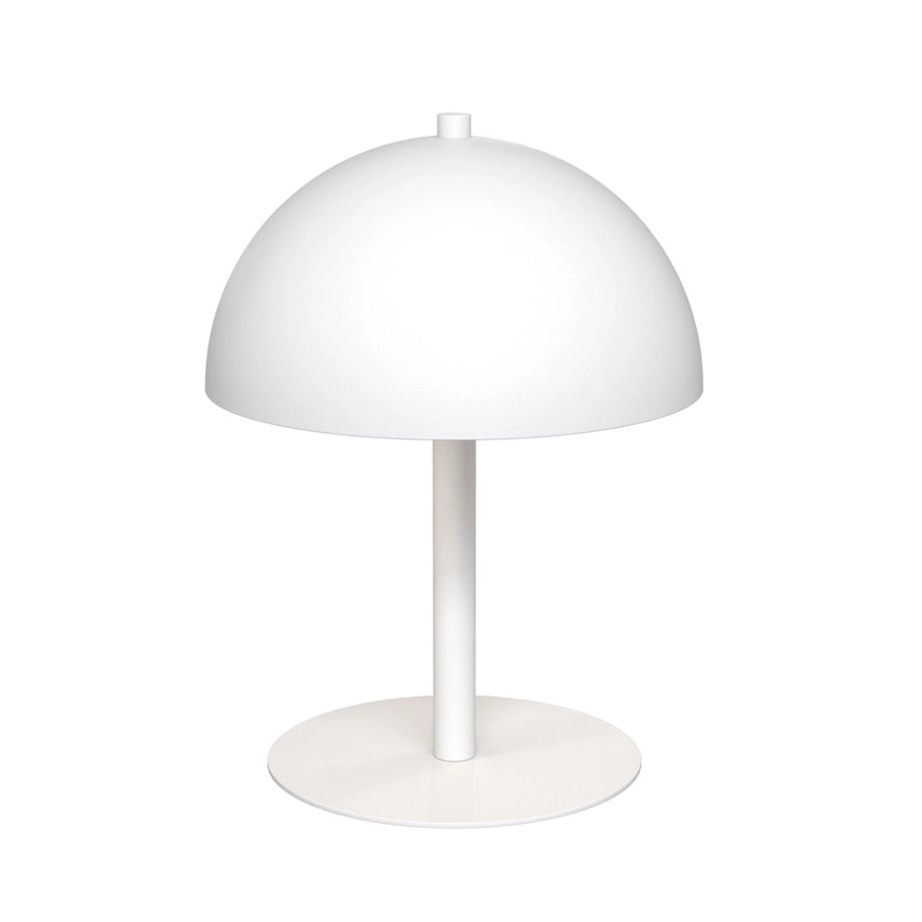 Lampada da tavolo minimal bianca metallo 2xG9 Emibig Mogu