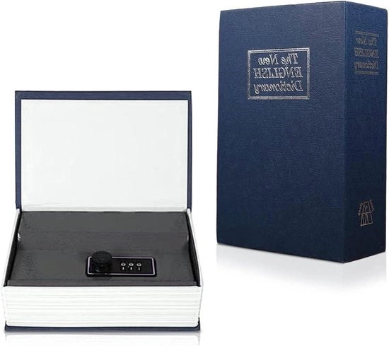 Cassaforte per Libreria e Oggetti di Valore - 45 x 21 x 7 pollici (Blu Scuro)