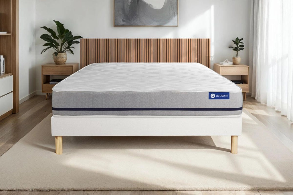 Kit rete e materasso matrimoniale Actimemo soft 90x200cm - Spessore : 20cm- memory foam - Moderatamente rigido