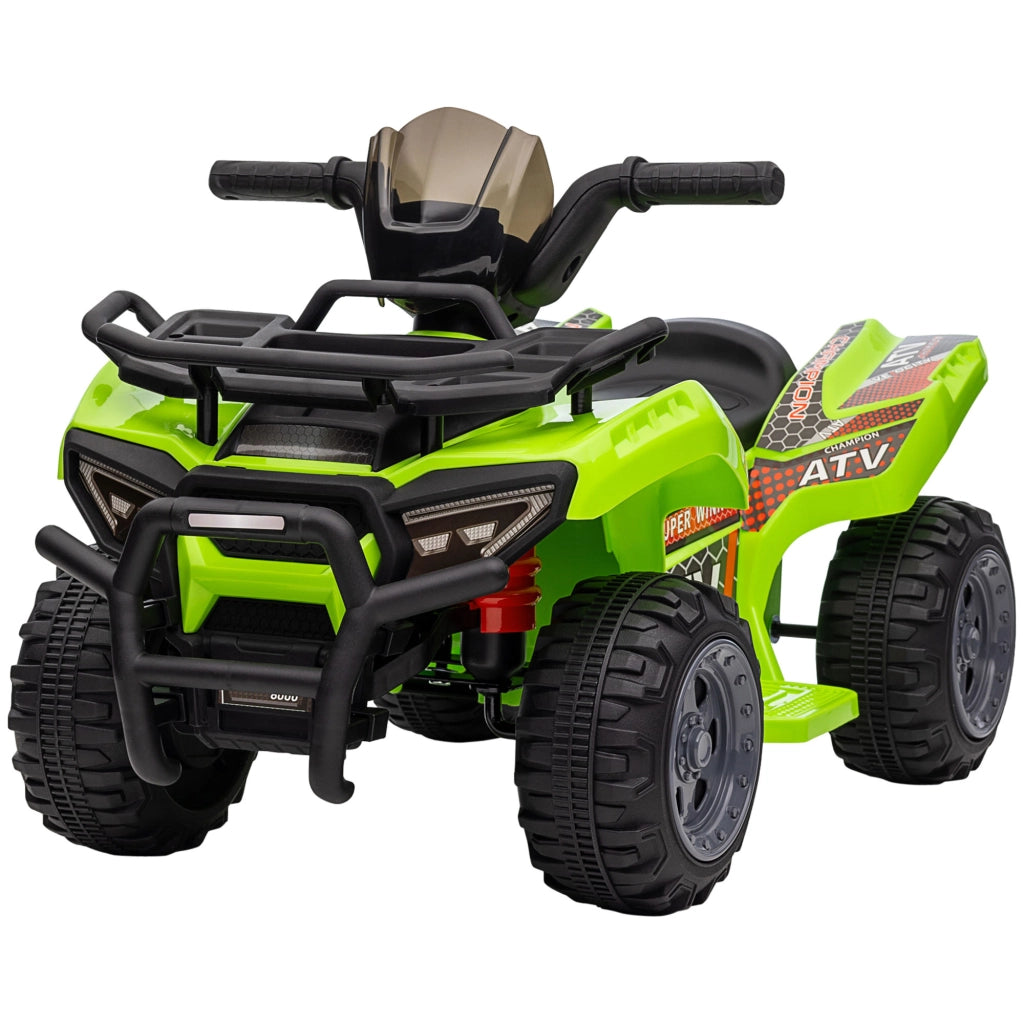 Quad elettrico per bambini ¨C zephmum ¨C verde 18-36 mesi 6V 2km/h