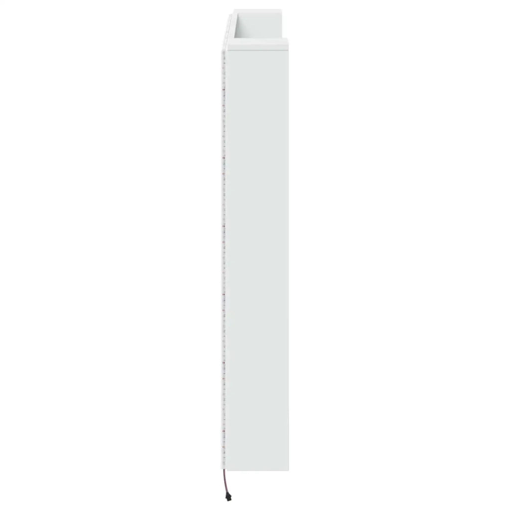 Testata con Mobile e LED Bianco 140 x 16,5 x 103,5 cm 8006538