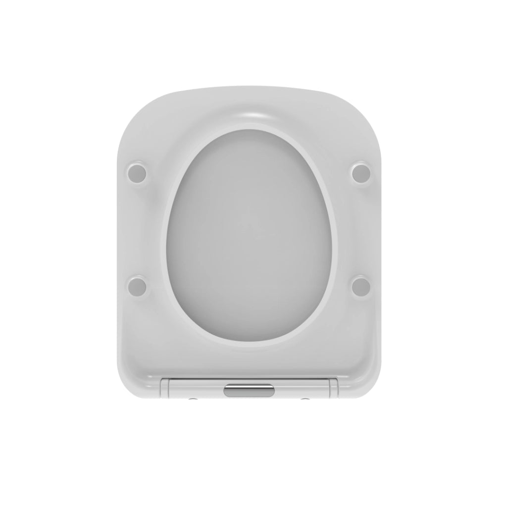 Sedile wc in termoindurente bianco lucido
