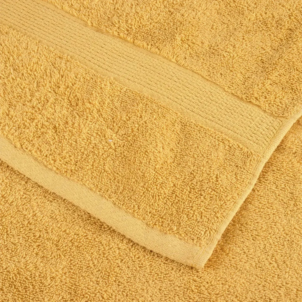 Set ASciugamani SOLUND 12 pz Oro 600 gsm 137576
