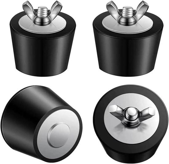 Set di Tappi di Gomma per Piscine - Estensione di 4 Tappi - Tappi per Inverno 25mm 32mm 38mm 51mm - Accessori per Piscine in Inverno - Fissaggio di Scarico di Rete Flessibile