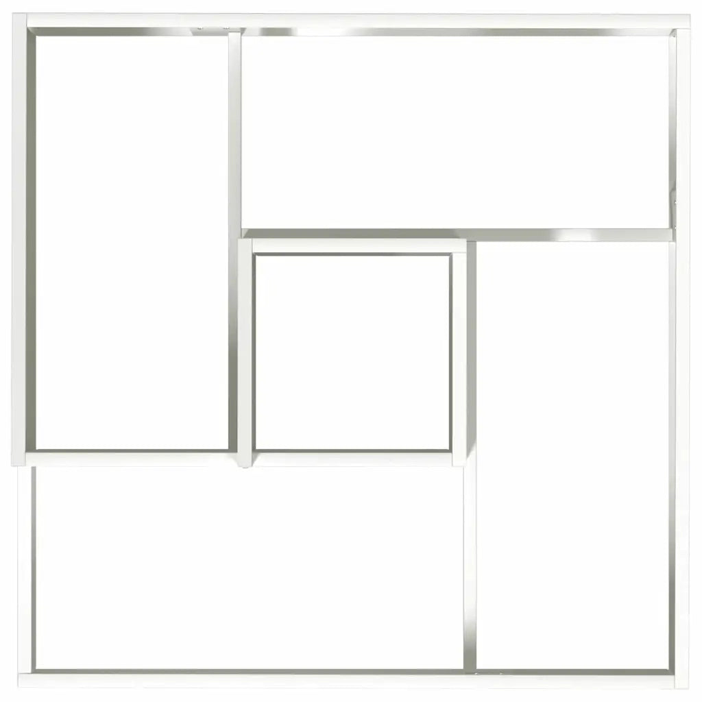 Vaso da giardino Bianco 60 x 60 x 50 cm 873572