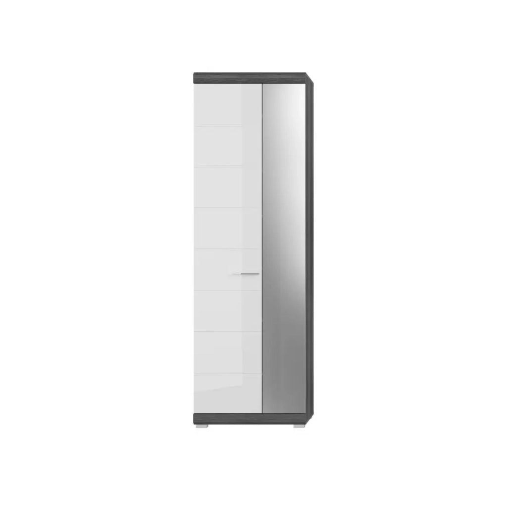 Mobile da rangimento SCOTT – Bianco lucido – 6 vani, 1 porta – Da posare