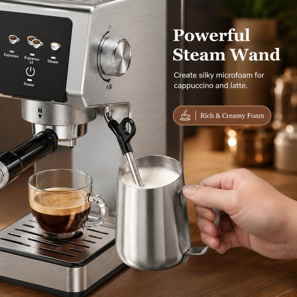 Macchina da Caff¨¨ Espresso Professionale 1350W ¨C Xylo ¨C 1.2L Touch Screen