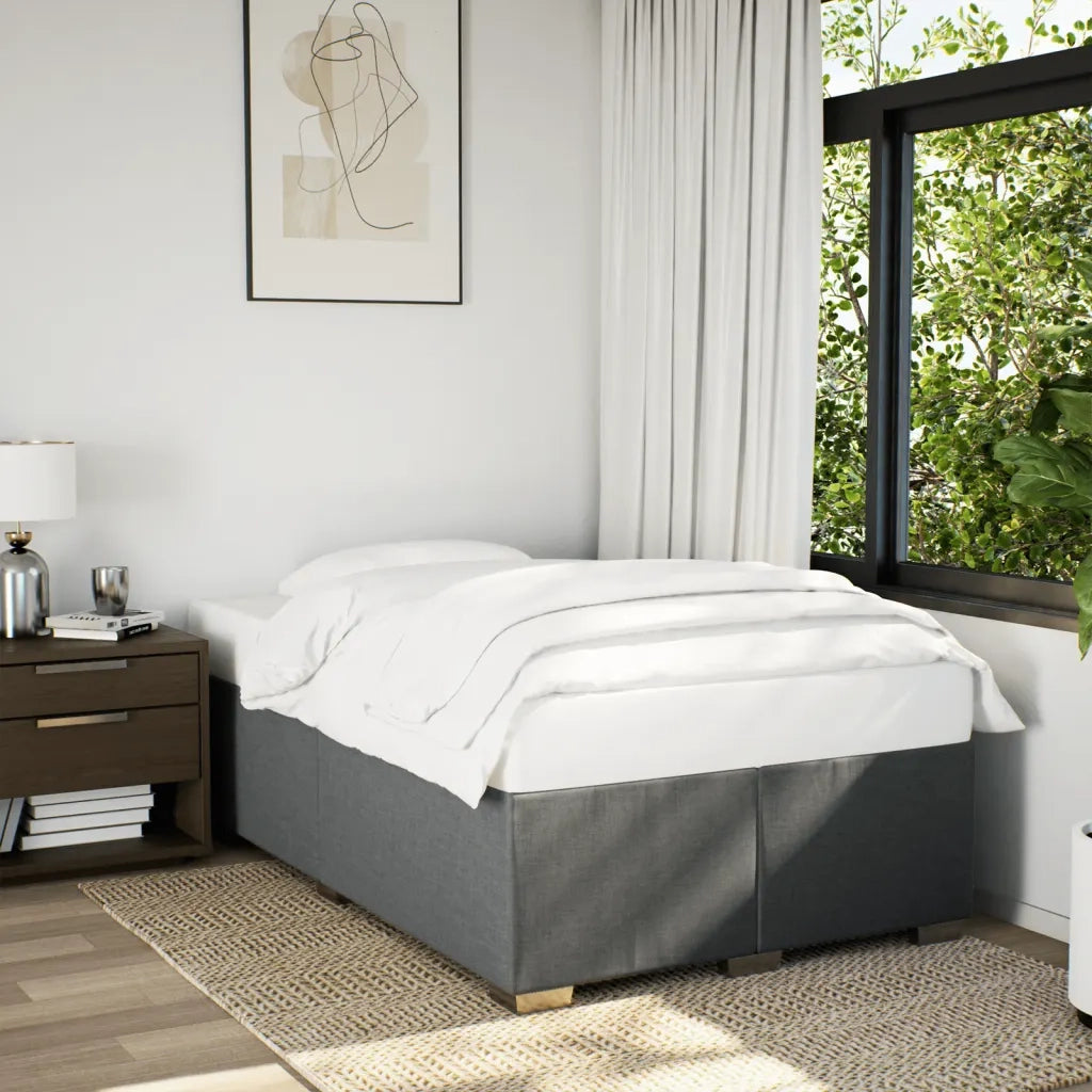Giroletto senza Materasso Grigio Scuro 120x190 cm in Tessuto 3284458