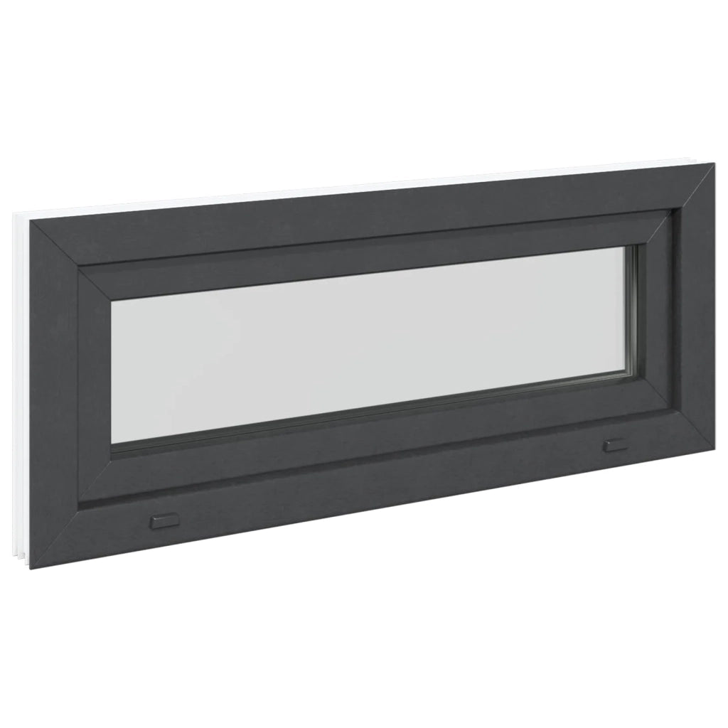 Finestra per Soffitta RISOR 100 x 40 cm PVC e Vetro Antracite CFW5604925