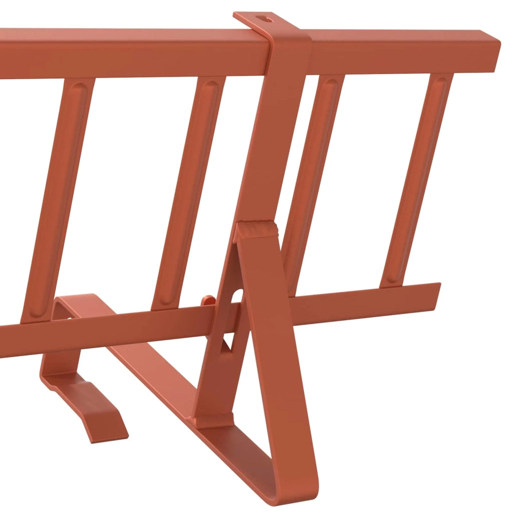 Guardia per neve sul tetto Rosso 800 x 29,5 x 34,5 cm Acciaio CFW6220641