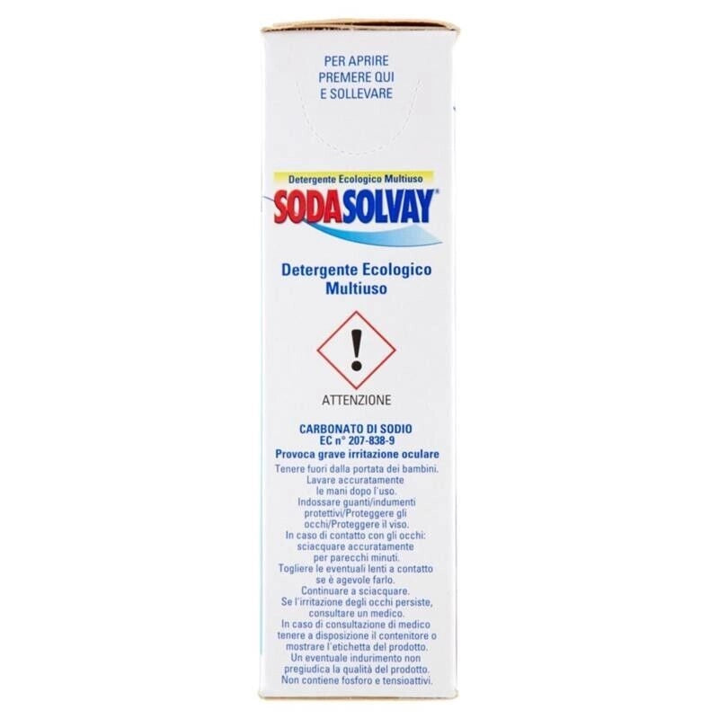 SOLVAY SODA 1 KG DETERGENTE ECOLOGICO MULTIUSO