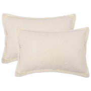 Federa 2 pcs HOUTEN Crema 30 x 50 cm Bouclé 916157