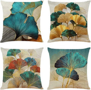 Set di Cuscini a Turquoise - Progetto di Lusso - Inclusi Dettagli in Oro - Set da 2