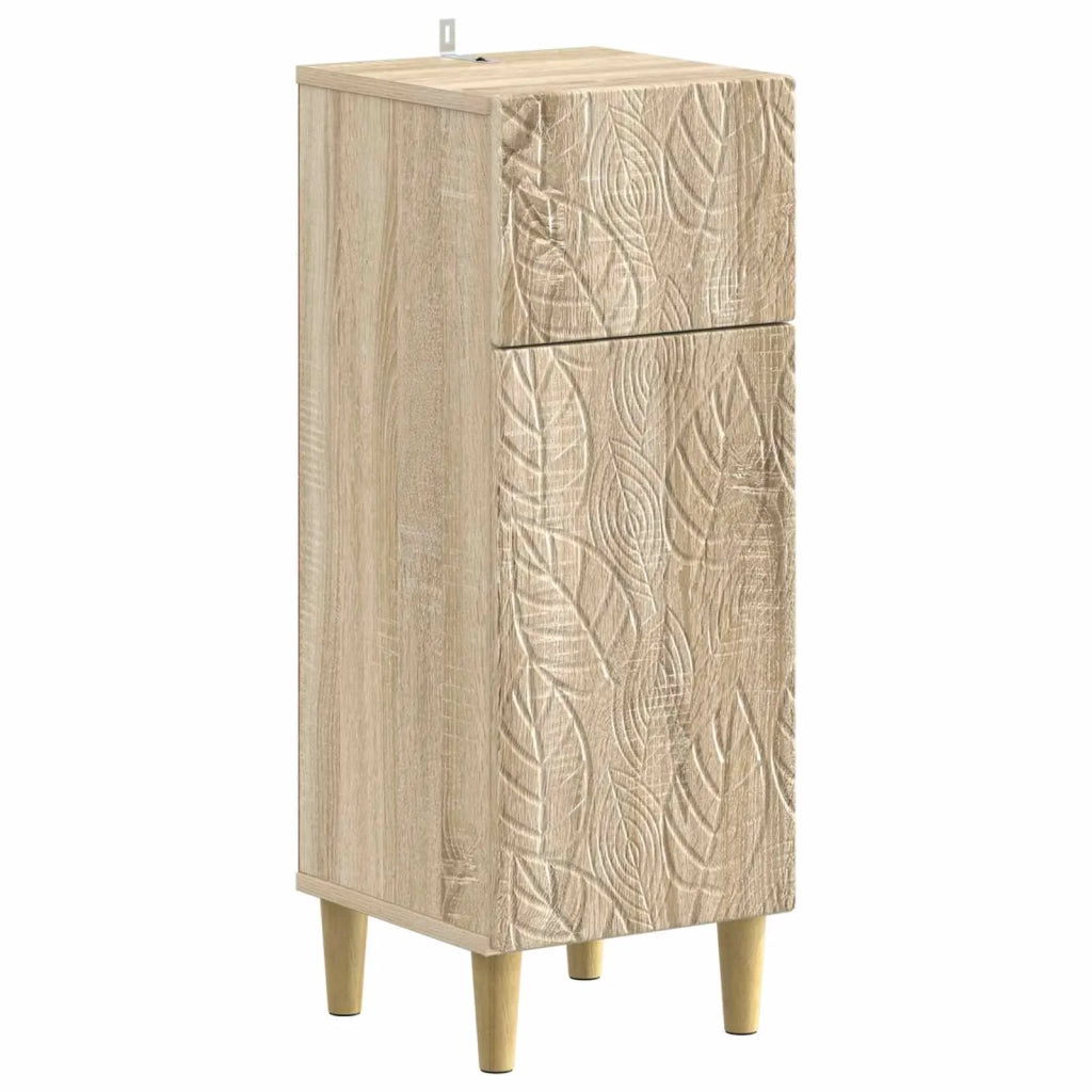 Set di armadietti da bagno in 3 pezzi DELFT Rovere Sonoma 3417785