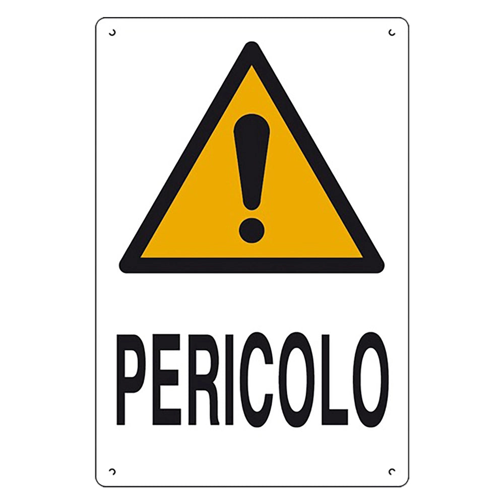 CARTELLO 'PERICOLO' cm 40 x 60- 10 pezzi  - EUROSIGNALS