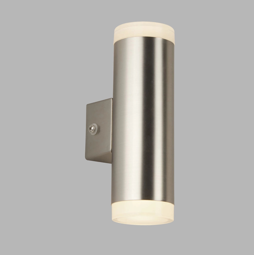Applique Moderna Metro Policarbonato Argento Led 3,95X2W