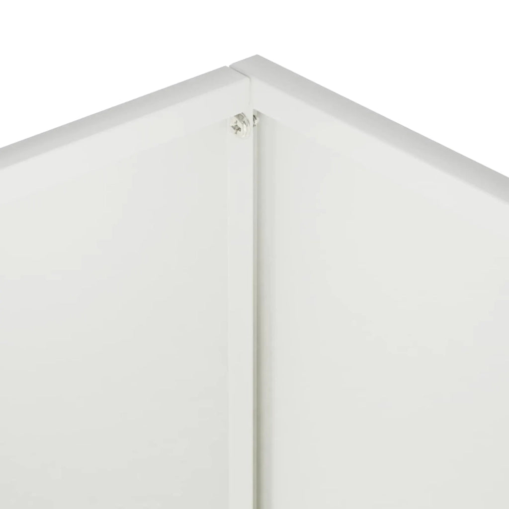 Vaso da giardino 2 pz Bianco 30 x 30 x 50 cm 8005347