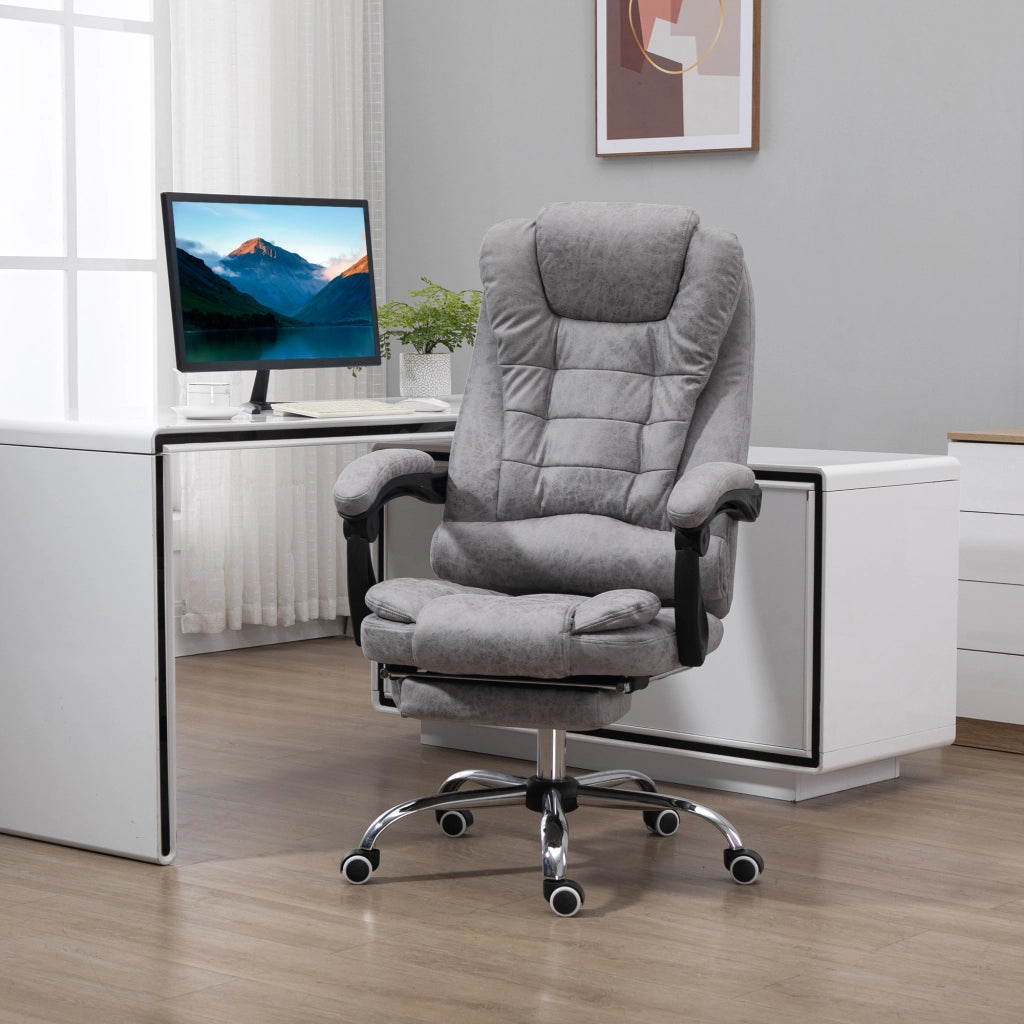 Poltrona massaggiante riscaldante regolabile in altezza ¨C Minimal ¨C Grigio