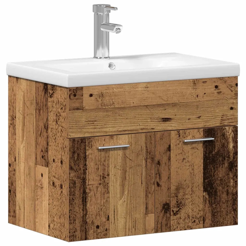 Set di mobili per il bagno Montaggio a parete Legno multistrato 3332530