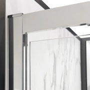 Box doccia 70x80x70 cm con doppio scorrevole trasparente H 200 cm Ted
