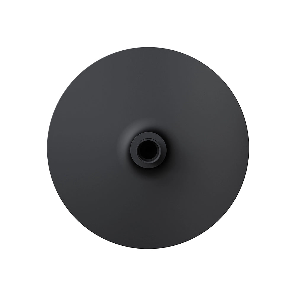 Soffione doccia Ø 20 cm orientabile nero opaco