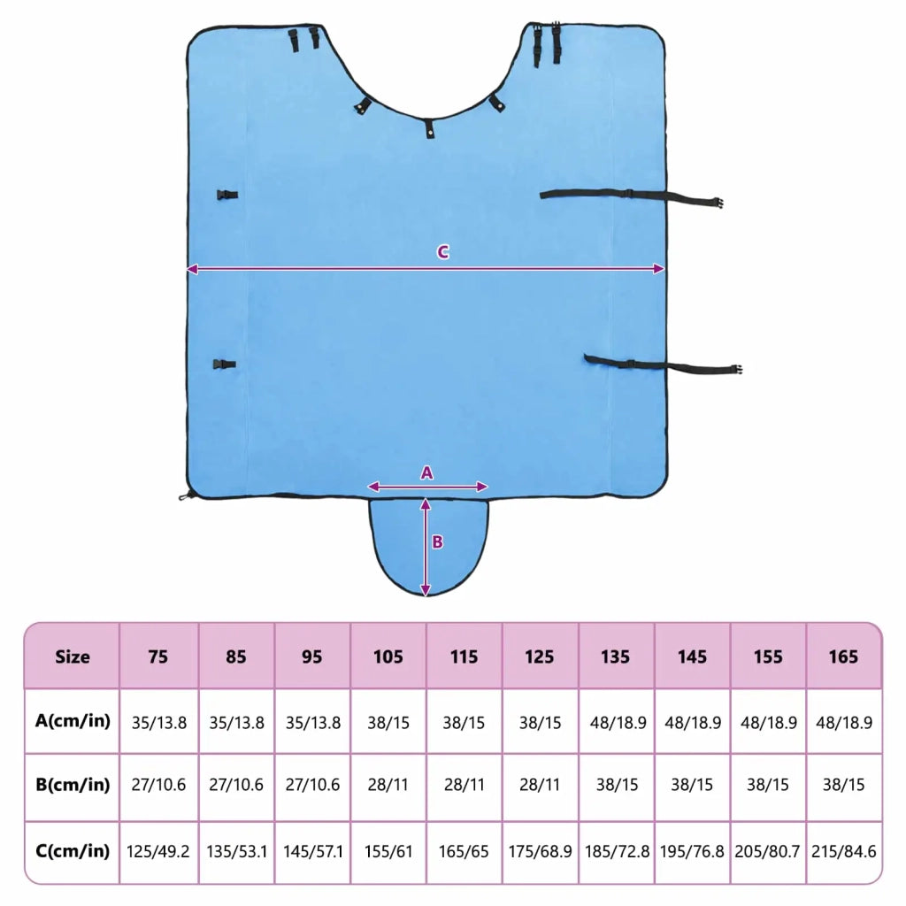 Coperta per Cavalli Aqua Completo 125 cm Poliestere 42013262