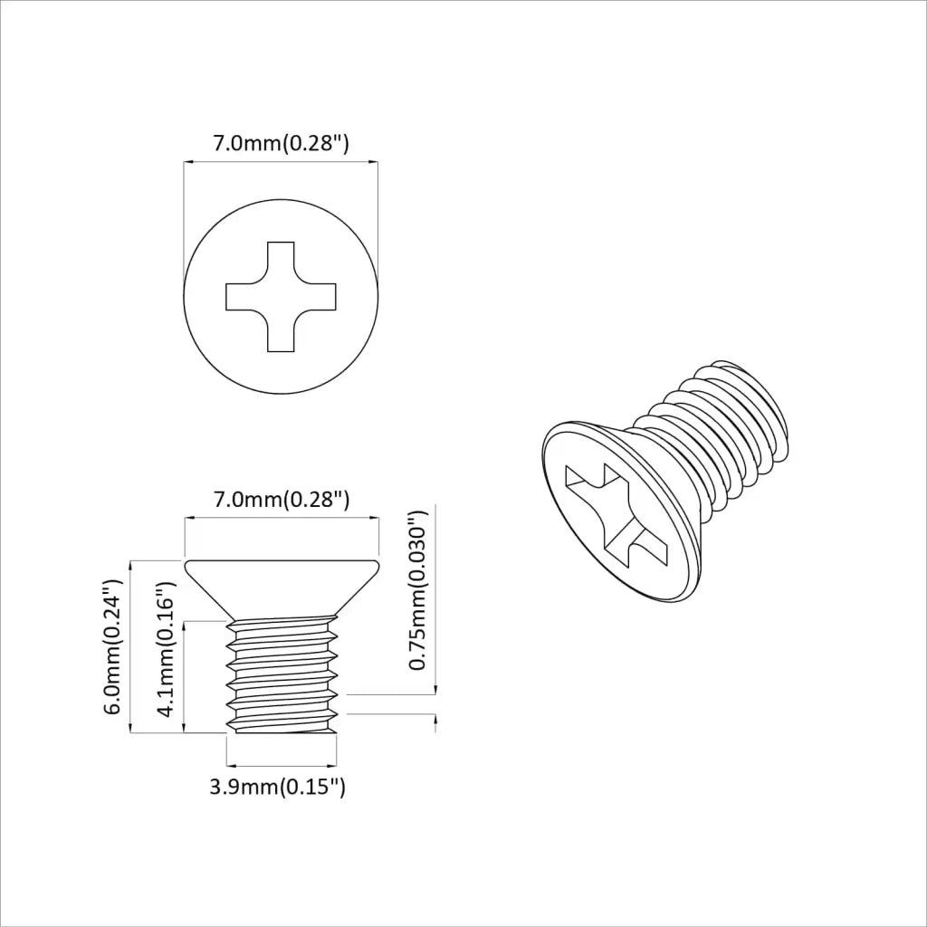Viti a testa conica 32727 pcs Argento Ferro