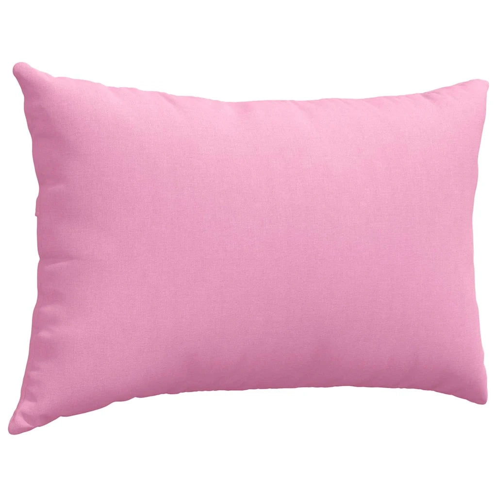Cuscini da Divano 2 pcs Rosa 60 x 40 cm Tessuto 42013668