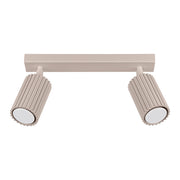 Lampada da soffitto KARBON 2 taupe