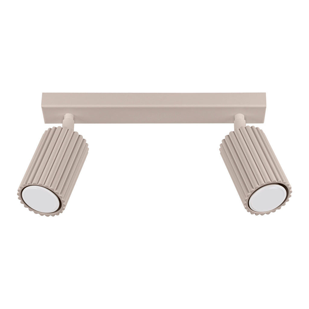 Lampada da soffitto KARBON 2 taupe