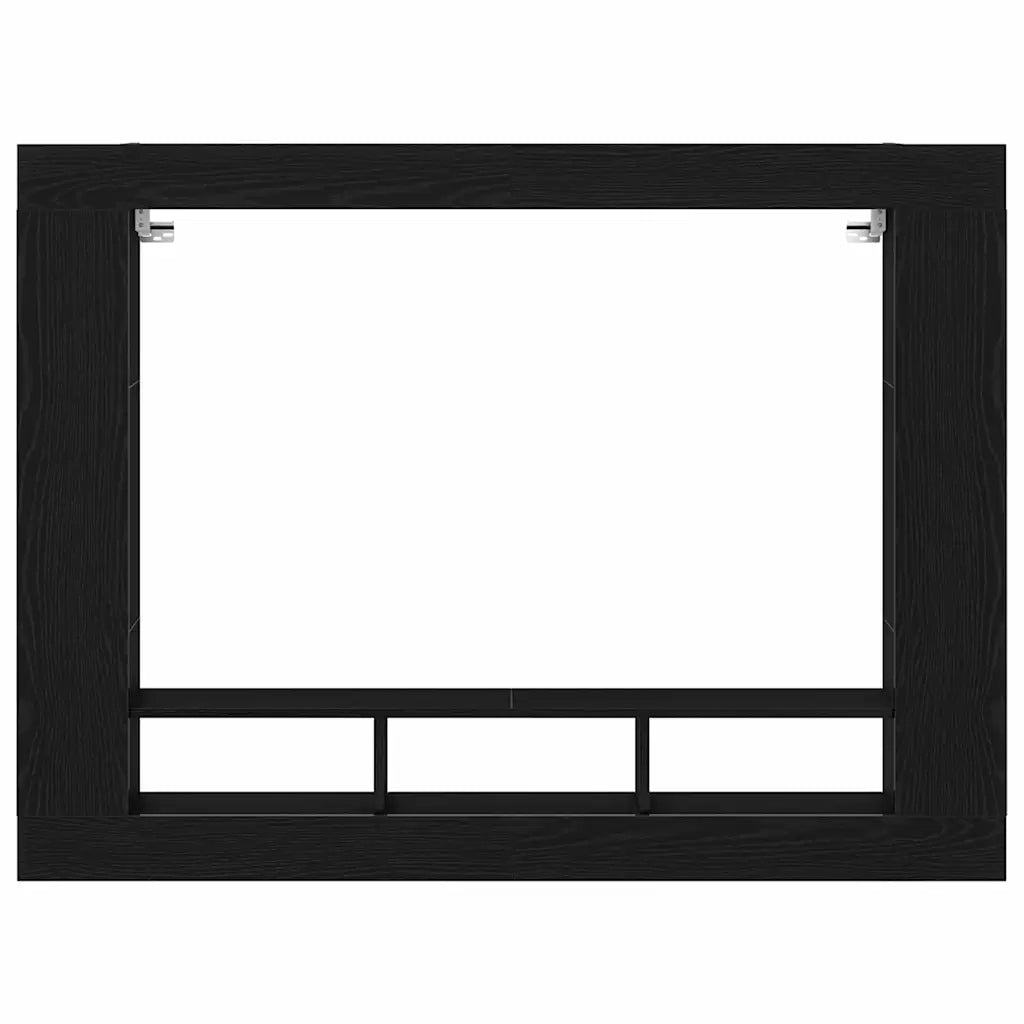 Mobile TV | Armadietto TV | Mobile Porta TV Rovere nero 152 x 22 x 113 cm Legno multistrato