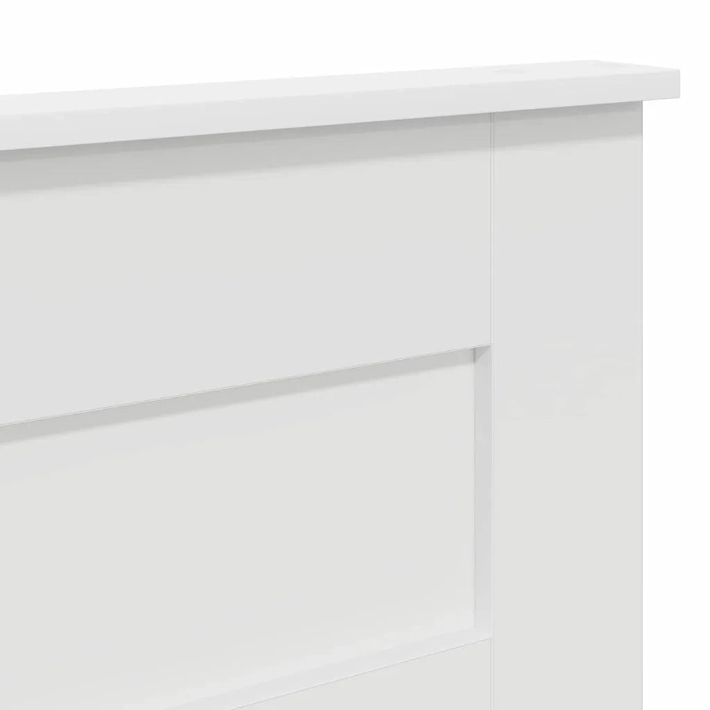 Testiera-Testata-Testiera Decorativa Bianco 120 cm Legno multistrato 167194