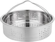 ONF3 - Insetto in acciaio inossidabile a vapore - Cestello a vapore per verdure - Utensili da cucina sostenibili - 22,5 cm - Adatto per dim sum e carne - Ideale per lo stufato