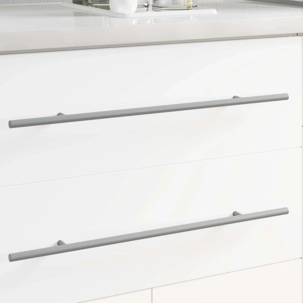 Manico 2 pcs Argento 500 mm Acciaio 864735