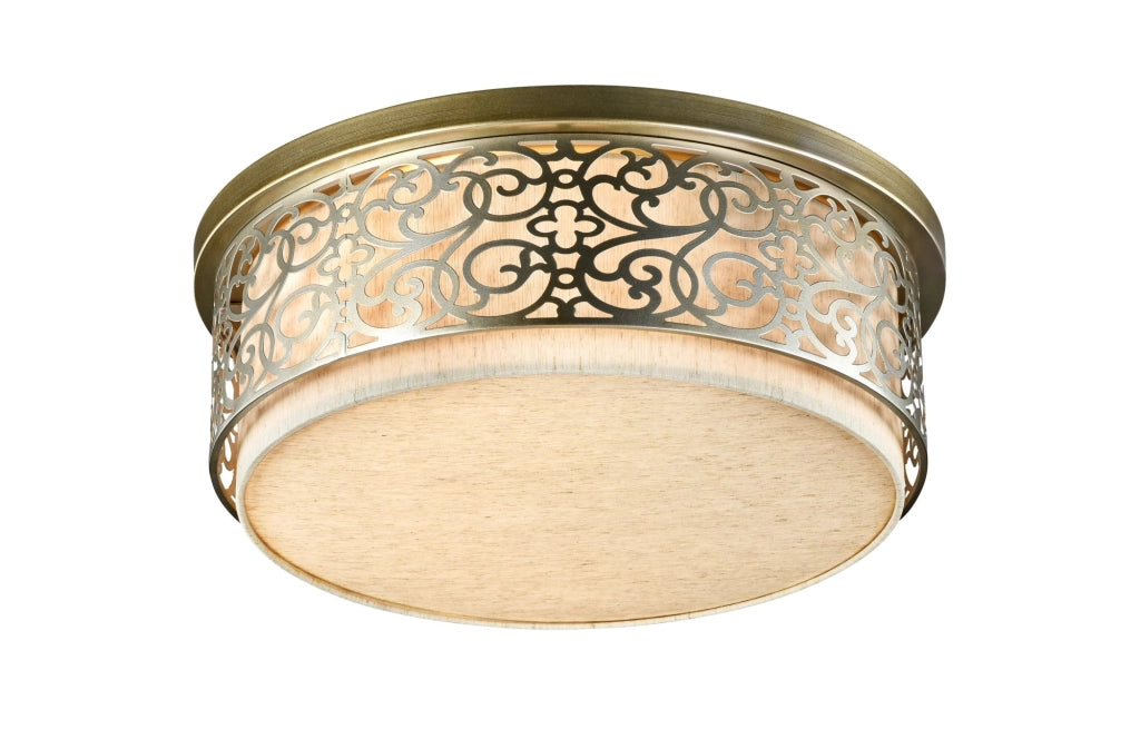 Plafoniera Maytoni Venera 50cm 5xE27 ottone oro tessuto