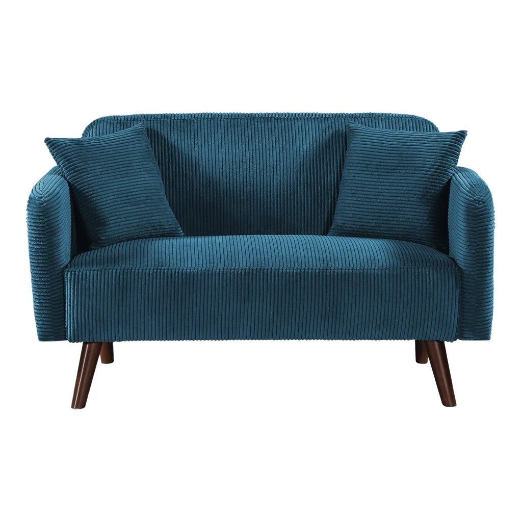 Divano/poltrona a 2 posti 132 x 70 x 80,5 cm blu 03_0009135