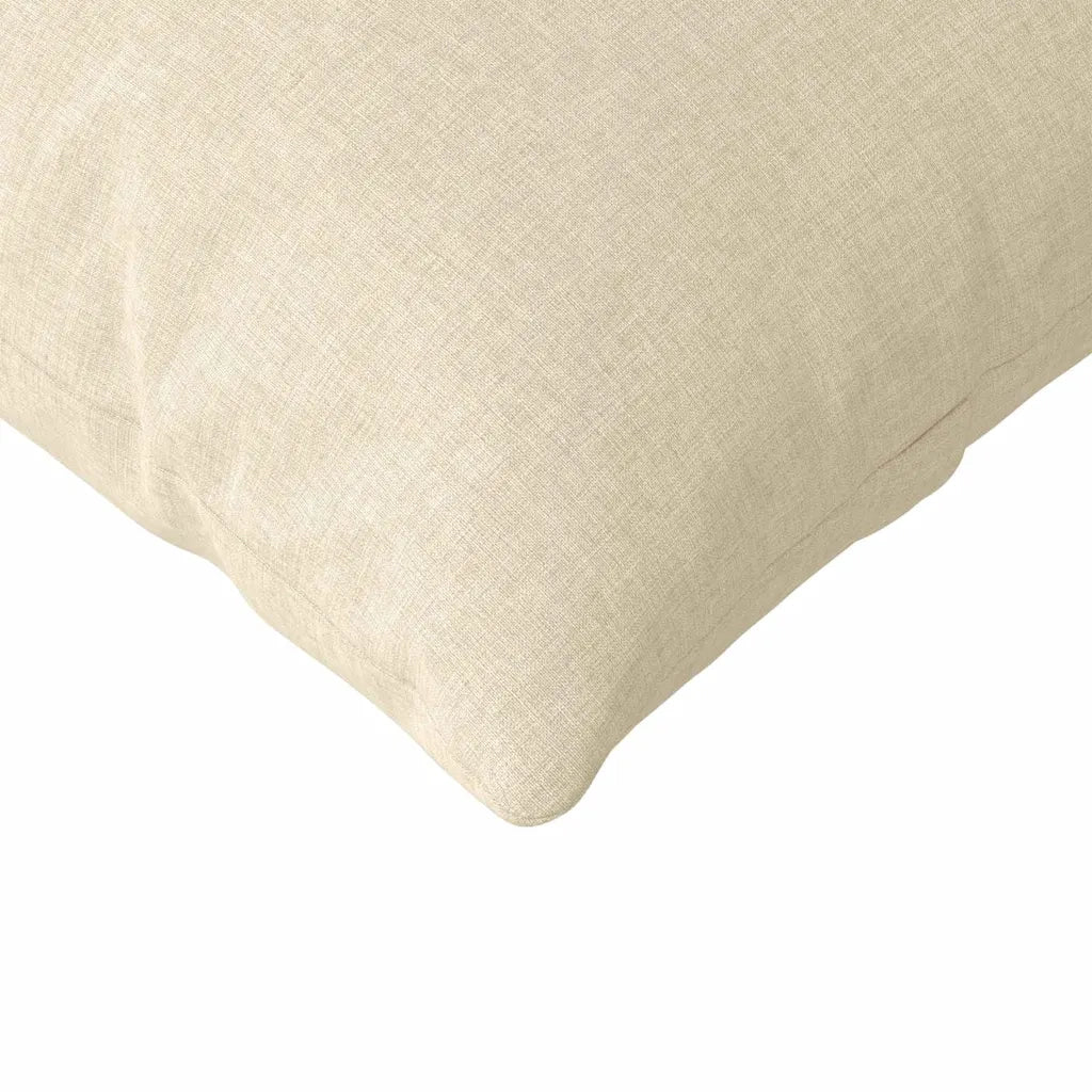 Cuscini da Divano 2 pcs Crema 120 x 40 cm Tessuto 42013789