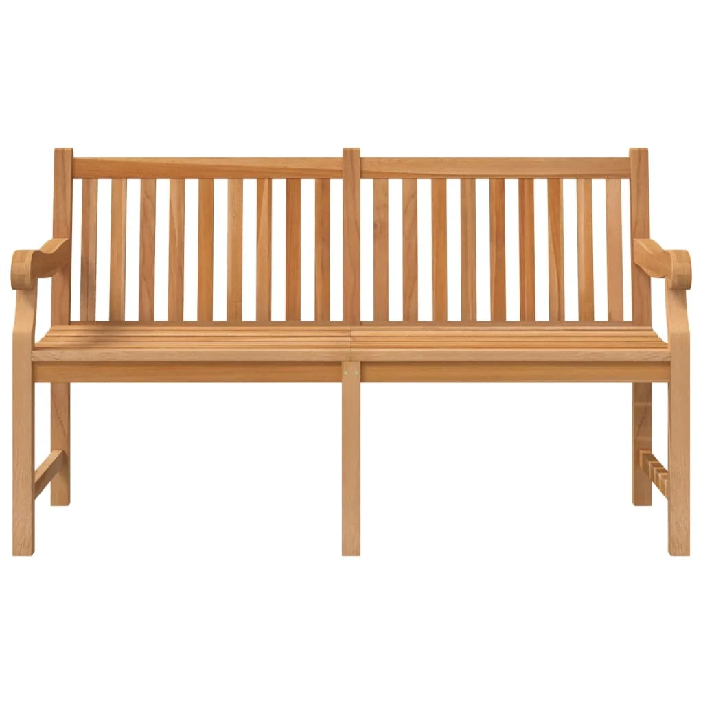 Panca da giardino mobili da esterno per patio terrazza 150 x 69 x 92 cm legno massello di teak 02_0011248