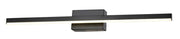 Applique moderna nera a barra 60cm LED 8W 4000K Reality