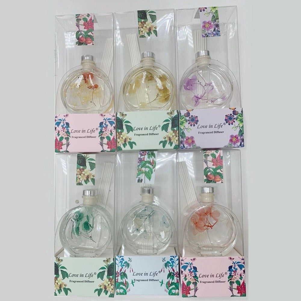 Trade Shop - Diffusore Boccetta Profumatore D'ambienti Bastoncino 100ml Varie Fragranze 59683 -
