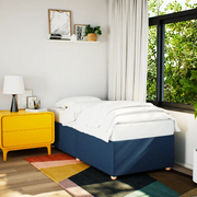 Giroletto senza Materasso Blu 90x190 cm in Tessuto 3284700