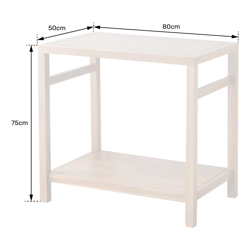 Mobiletto in teak 80cm DEWI