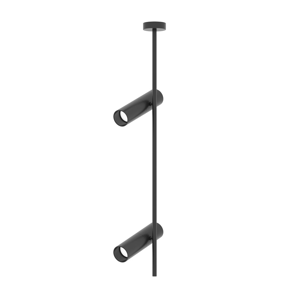 Plafoniera Maytoni Elti nera 2xGU10 77 cm alluminio