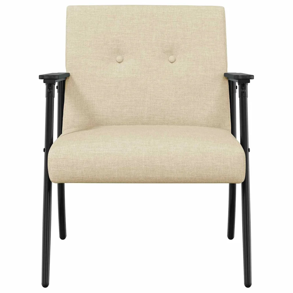 Poltrona | Sedia Relax Crema Tessuto