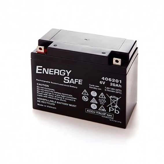 Batteria ENERGY SAFE 6V-20AH SLA 406201