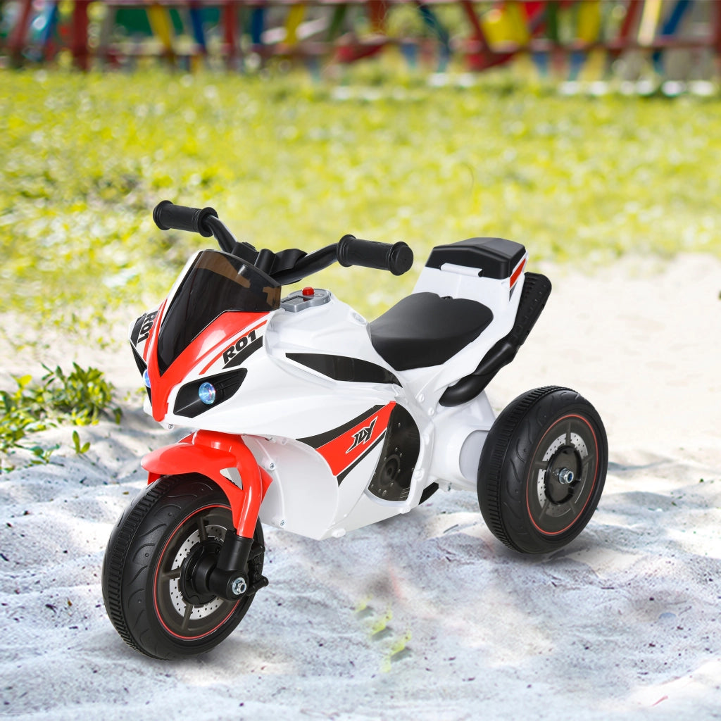Triciclo a Pedali per Bambini ¨C Minimal ¨C Bianco e Rosso