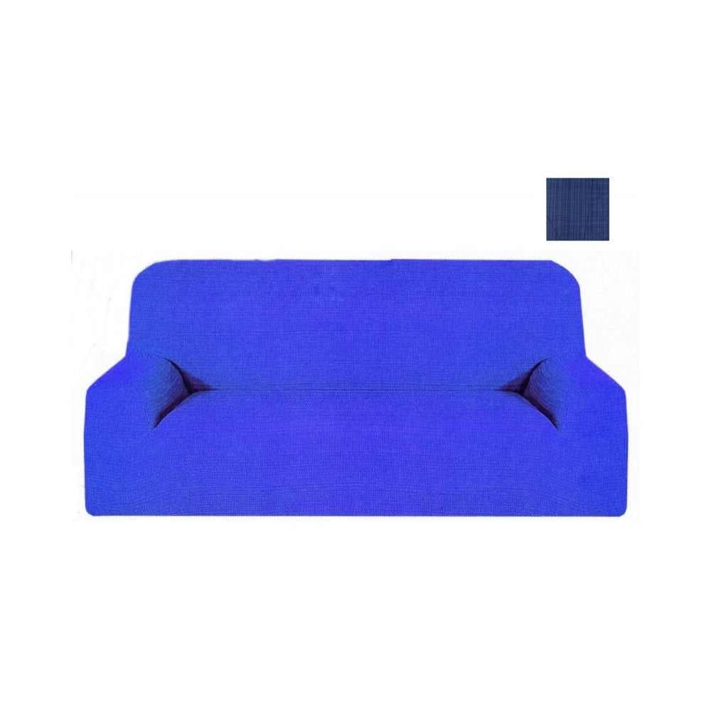 Trade Shop - Copri Divano 2 Posti Estendibile Da 110 A 150 Cm Tessuto Elasticizzato Italy - Grigio