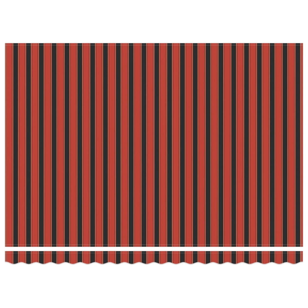 Tessuto per Tenda arancione e marrone 450 × 350 cm Poliestere 3331088