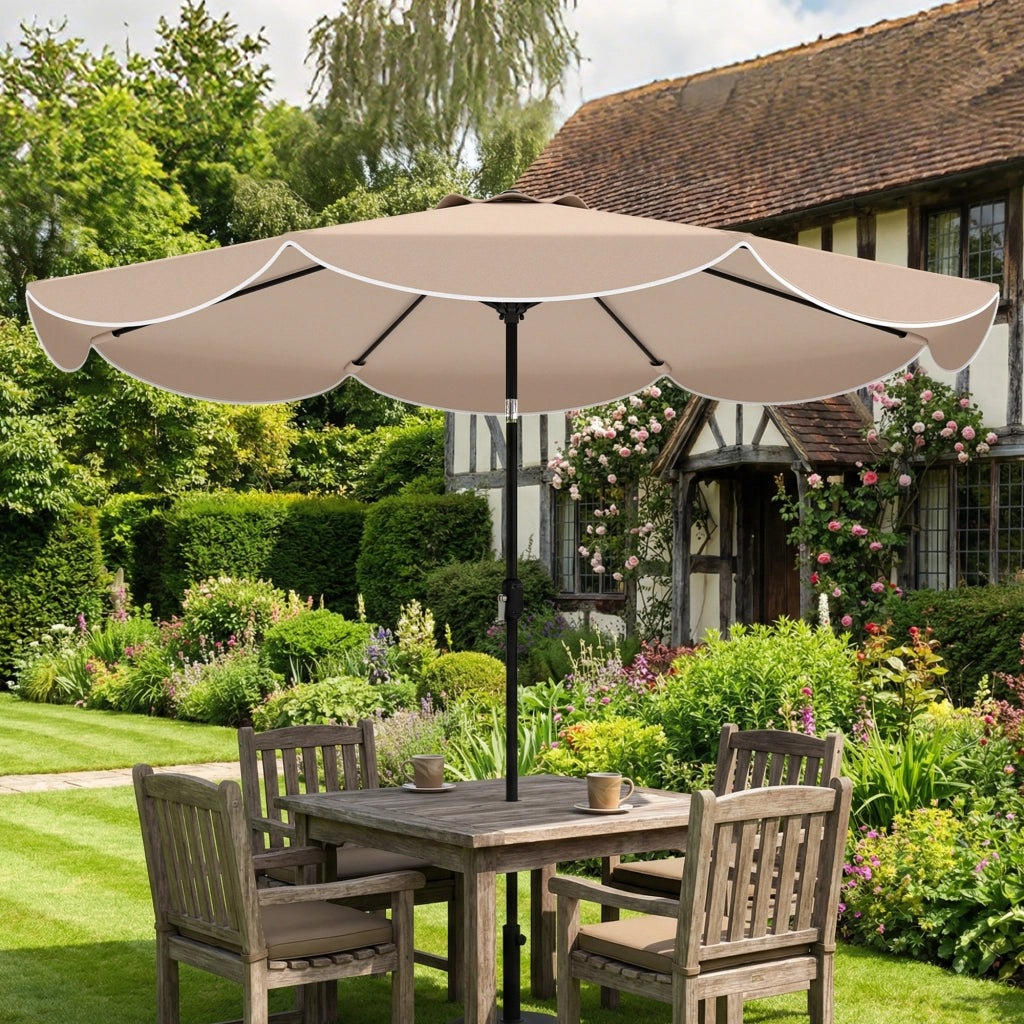 Ombrellone da Giardino ?270cm ¨C Xylo ¨C Inclinabile 3 Posizioni Beige