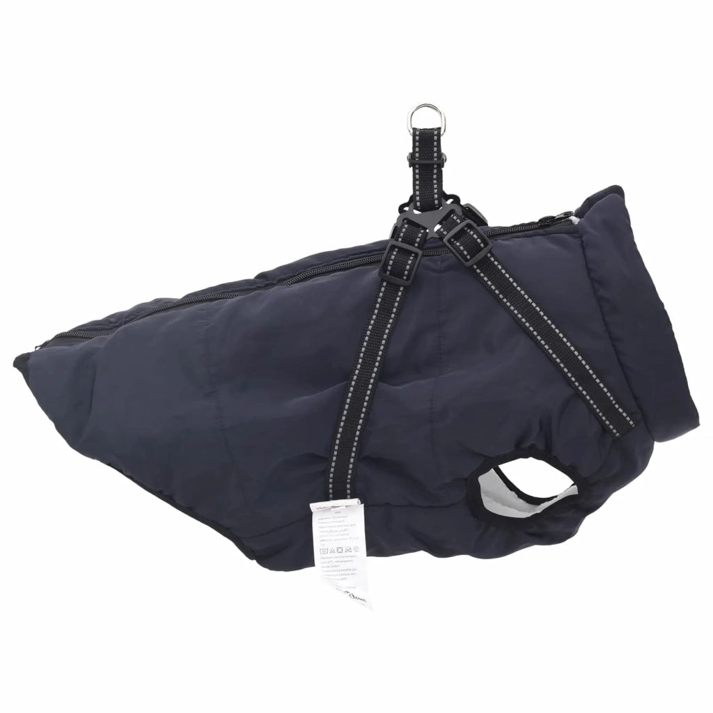 Cappotto per Cani Blu navy L48 Pile e Poliestere CFW4616378